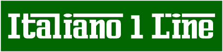 Italiano 1 Line Custom Text Banner