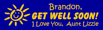 Get Well Sun Banner