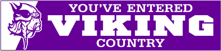 School Mascot Viking Country Banner