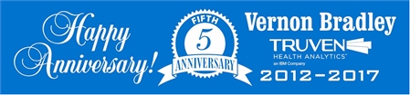 Truven - Happy 5th Anniversary Banner