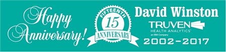 Truven - Happy 15th Anniversary Banner